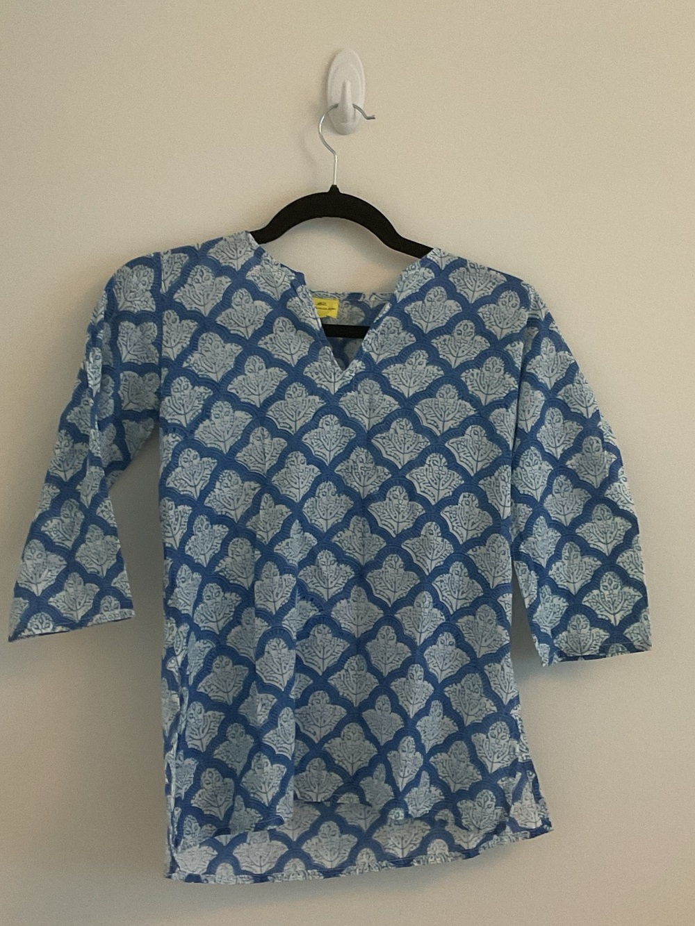 Roberta Roller Rabbit Tunic Block Print Coverup. Size:6